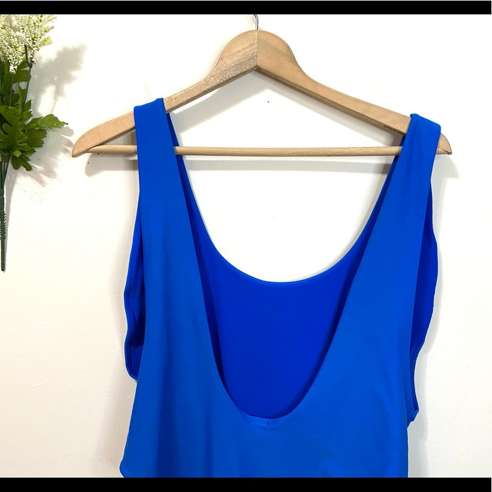 AERIE One Piece Swimsuit Plunge Sides High Cut 2X - Picture 5 of 13